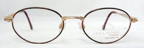Sonia Bogner 7516 vintage designer oval turtle metal frames