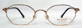Sonia Bogner 7535 vintage designer hexagonal gold metal frames