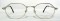 Sonia Bogner 7526 vintage designer hexagonal silver metal frames