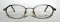 Ralph Lauren 586 vintage deisgner oval pewter metal frames
