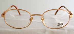 Versace Metal Oval Frames