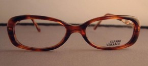 Versace V37 vintage designer acrylic turtle frames