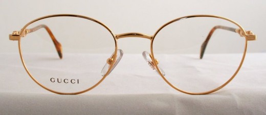 Gucci Metal Round Frame Glasses