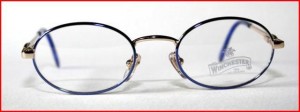 Winchester oval style blue designer frames for children