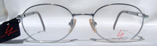 Yohji Yamamoto 5109 metalic silver classic designer frames