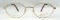 Tura New York 926 titanium vintage designer matt gold metal oval frames
