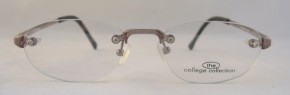The College Collection Piccadilly Rimless Grey Acrylic Frames