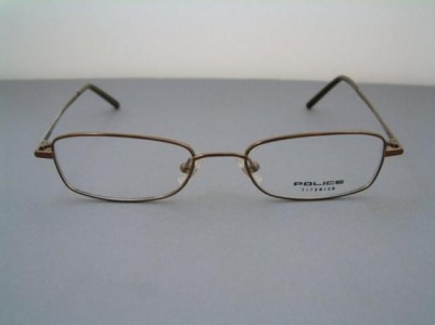 Police 2818 bronze metal rectangle designer vintage frames
