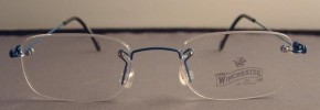Winchester vintage rimless rectangle designer spectacles