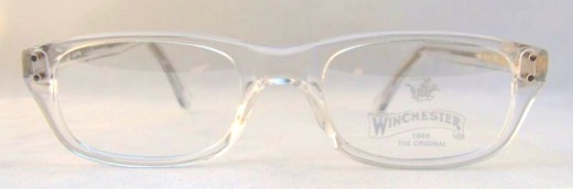 Winchester Mesa vintage designer clear acrylic frames