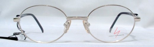 Yohji Yamamoto 5202 silver designer vintage frames