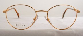 Gucci Metal Round Frame Glasses