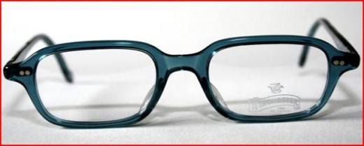 Winchester vintage green acrylic rectangle designer spectacles