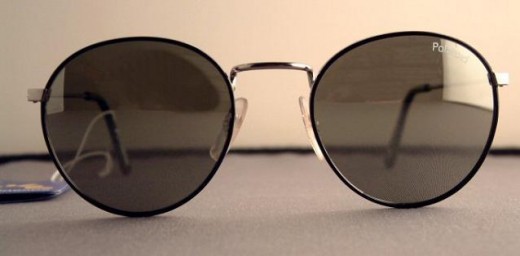 polaroid 4517J designer vintage metal framed sunglasses