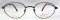 Tura New York 926 titanium vintage designer antique brown metal oval frames