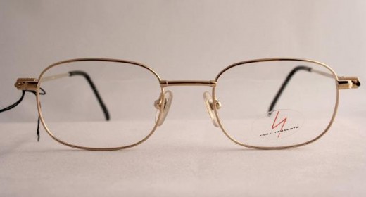 Yohji Yamamoto 4107 gold designer vintage glasses