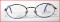 Winchester oval style blue designer frames for children