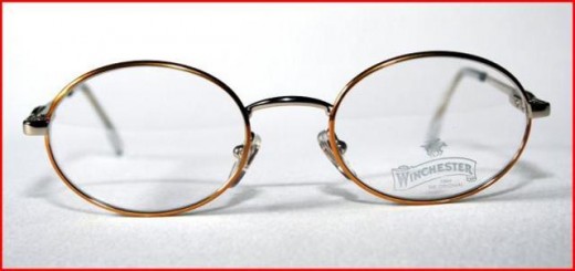 Winchester oval style gold designer frames for children