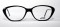Versace V28 vintage black acrylic designer frames