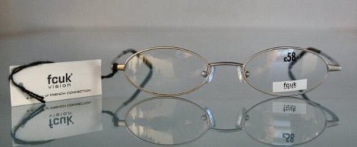 French Connection FCUK OFK41 silver metal designer brand new frames
