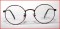 Winchester round style red designer frames for children
