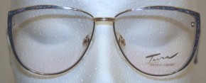 Glorious Gold & Blue Vintage glasses by Tura Eyewear