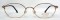 Sonia Bogner 7535 vintage designer hexagonal gold metal frames
