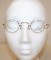 Vintage Designer Winchester Small Style Round Frames in Gold and Silver