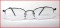 Iceberg silver metal half rim designer vintage frames