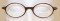 Genuine Vintage Winchester Oval Red Acrylic Designer Frames