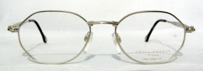 Sonia Bogner 7526 vintage designer hexagonal silver metal frames