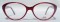 Versace V86 red designer vintage acrylic frames