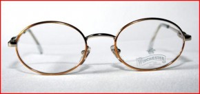 Winchester oval style gold designer frames for children