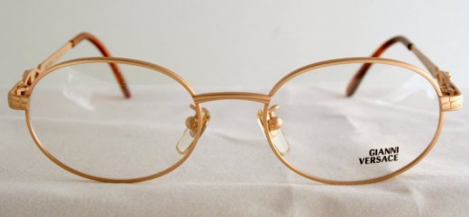 Versace Metal Oval Frames