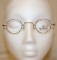 Vintage Designer Winchester Round Glasses in Gold and Turtle
