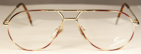 Aviator style prescription glasses for a square face shape