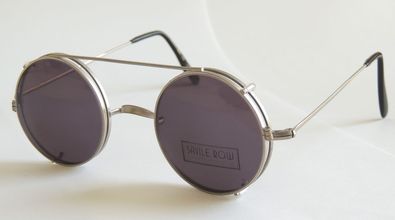 Buy Savile Row prescription glasses with clip on sunglasses